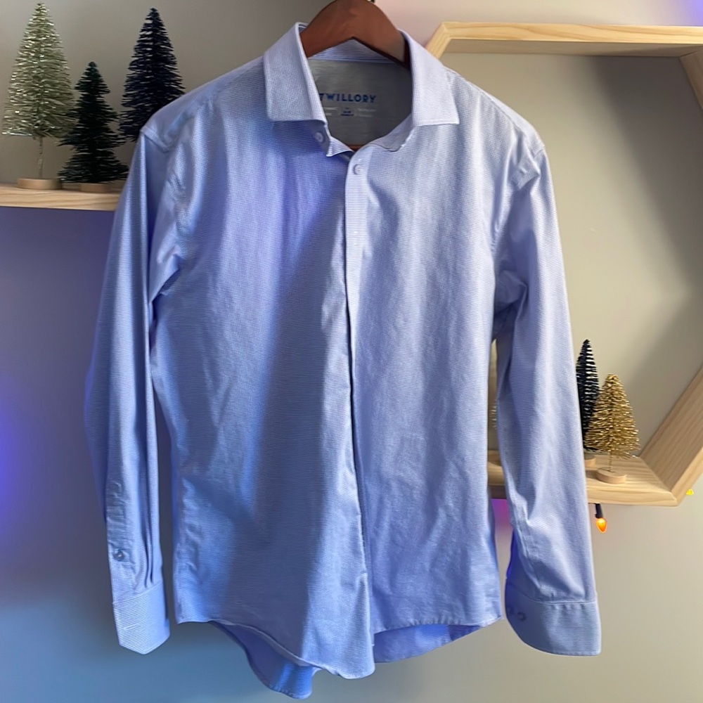 Twillory Tailored Fit Dress Shirt 17 34/35